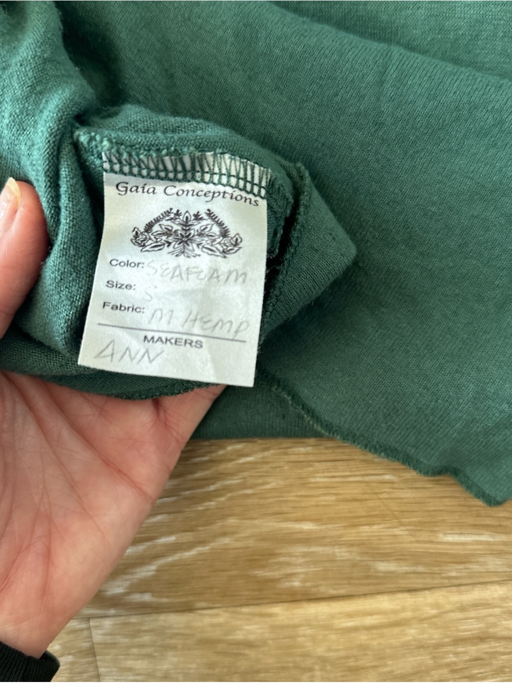 Fold-Over Waist Dark Green Maxi Skirt- NWOT - Picture 3 of 4